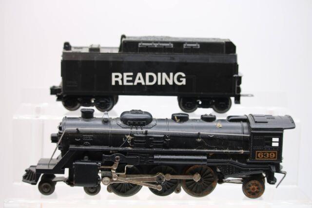 Lionel Model Train Engine #639 And Reading Coal Car Tender O Gauge