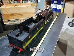 Live Steam 3 1/2 inch gauge locomotive and tender Black Five Model 3.5 train