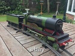 Live steam O gauge locomotive