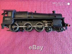 Live steam and tender. O Gauge 7mm. Black 5 4-6-0 with 0-6-0 Tender 45021