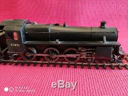 Live steam and tender. O Gauge 7mm. Black 5 4-6-0 with 0-6-0 Tender 45021