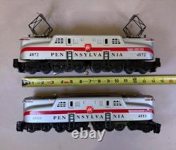 Lot Williams O Gauge Penn GG1 #4872 (Powered) & #4880 (Non Powered) See Video
