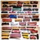 Lot Of 64 Model Train Railroad Cars Repair Parts Ho Gauge Vintage Free Shipping