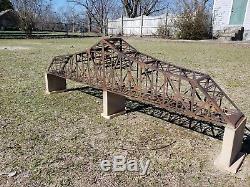 M1910' Bridge HO gauge, assembled, deco with piers Sale! MAO @ $400.00