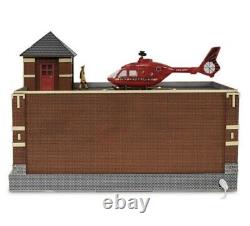 MENARDS FIRE STATION NO 9 BUILDING ACCESSORY With ANIMATION! O GAUGE SCALE HOUSE