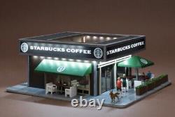 MENARDS Restaurant Building STARBUCKS COFFEE O Gauge Model Train Scale + Adapter