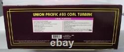 MTH 20-2214-1 O Gauge Union Pacific Coal Turbine Engine Set withPS1 #80 EX/Box