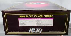 MTH 20-2214-1 O Gauge Union Pacific Coal Turbine Engine Set withPS1 #80 EX/Box