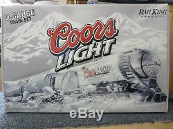 MTH 30-1433-1 Coors Light Silver Bullet Train Set PS-2 RARE MIB O-Gauge