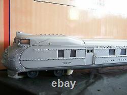 MTH Lionel Corp. All Metal Union Pacific O Scale StreamLiner Passenger Set Rare