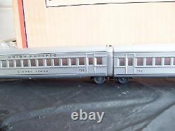 MTH Lionel Corp. All Metal Union Pacific O Scale StreamLiner Passenger Set Rare