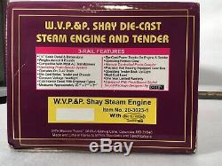 MTH Premier 20-3023-1 W. V. P. & P. Shay Steam Engine PS2 Upgraded O Gauge Used