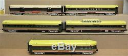 MTH Premier 20-6515 Seaboard 70' Smooth ABS 5-Car Passenger Set O-Gauge USED