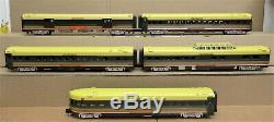 MTH Premier 20-6515 Seaboard 70' Smooth ABS 5-Car Passenger Set O-Gauge USED