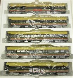 MTH Premier 20-6515 Seaboard 70' Smooth ABS 5-Car Passenger Set O-Gauge USED