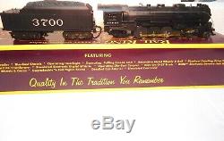 MTH RK Santa-Fe Mohawk die-cast steam engine & whistle tender-O gauge-ln w box