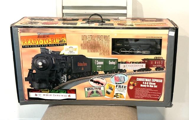 Mth Railking 30-4051-0 Christmas Express 4-6-0 Steam Train Set O Gauge Untested