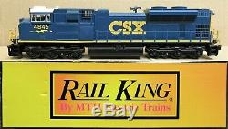 MTH RailKing 30-4224-1E CSX SD-70ACe MAC Diesel Engine withPS3 O-Gauge LNOS