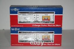 MTH S Gauge 40' Senate Beer Woodsided Reefer Cars l Qty=2