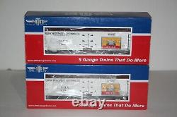 MTH S Gauge 40' Senate Beer Woodsided Reefer Cars l Qty=2