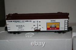 MTH S Gauge 40' Senate Beer Woodsided Reefer Cars l Qty=2