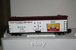 MTH S Gauge 40' Senate Beer Woodsided Reefer Cars l Qty=2