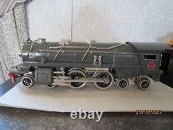 MTH, Standard Gauge, 10-1059, Tin Plate, 400E Steam Loco Gray withNickel Trim OB