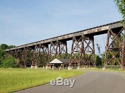 M 1901 2 Plate Girder Deck Trestle. O gauge two (2) Tracks @ 8 ft long