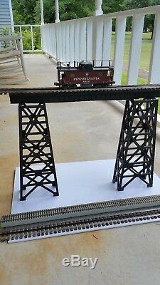 M 1901 2 Plate Girder Deck Trestle. O gauge two (2) Tracks @ 8 ft long