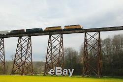 M 1901 2 Plate Girder Deck Trestle. O gauge two (2) Tracks @ 8 ft long