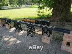 M 1901 2 Plate Girder Deck Trestle. O gauge two (2) Tracks @ 8 ft long