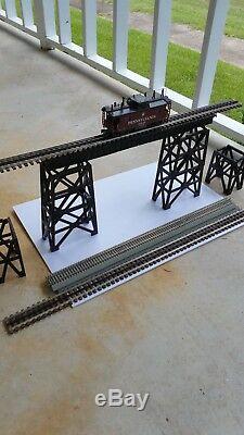 M 1901 2 Plate Girder Deck Trestle. O gauge two (2) Tracks @ 8 ft long