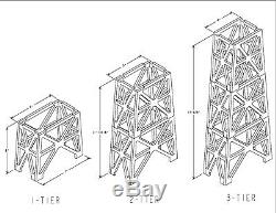 M 1901 2 Plate Girder Deck Trestle. O gauge two (2) Tracks @ 8 ft long