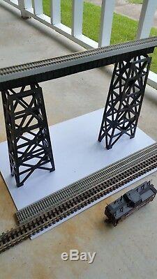 M 1901 2 Plate Girder Deck Trestle. O gauge two (2) Tracks @ 8 ft long