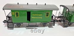 Marklin 1 Gauge Steam Locomotive With 2 Passengar And 1 Baggage Cars