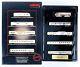 Marklin 8189 Z Scale Z Gauge Burlington California Zephyr Silverplated Train Set