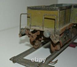 Marklin Antique Early Toy Train Gauge 2 Hand-Painted Car 8 Wheel Germany