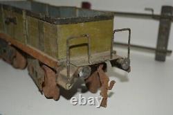 Marklin Antique Early Toy Train Gauge 2 Hand-Painted Car 8 Wheel Germany