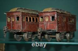 Marklin Prewar Toy Train O Gauge Model Train Cars Pennsylvania Railroad
