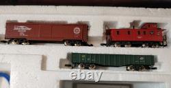 Marklin Z Gauge Mini-Club 81461 Burlington Route Freight Set, Extra Track Nice