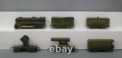 Marx 500 Vintage O Gauge Army Supply Train Steam Set