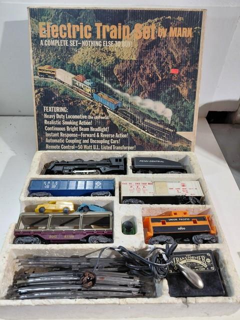 Marx Electric O Gauge Model Railroad Union Pacific 666 Steam Train Set Withbox