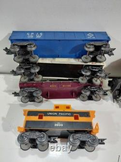 Marx Electric O Gauge Model Railroad Union Pacific 666 Steam Train Set withBox