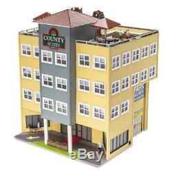 Menards Couty Suites Inn Hotel Train layout Building lighted led O Gauge