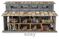 Menards Cripple Creek Lumber Yard Building Accessory! O Gauge Scale Warehouse