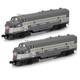 Menards O Gauge Powered New York Central F Unit Diesel Locomotive Aa Set