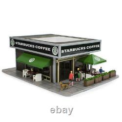 Menards O Gauge Starbucks Coffee Shop Building model train plus Free Gift