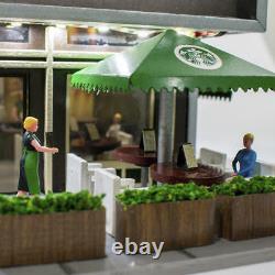 Menards O Gauge Starbucks Coffee Shop Building model train plus Free Gift