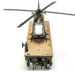 Menards O Gauge Us Army Flatcar With Us Army Military Helicopter Lionel