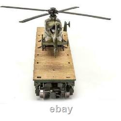 Menards O Gauge Us Army Flatcar With Us Army Military Helicopter Lionel